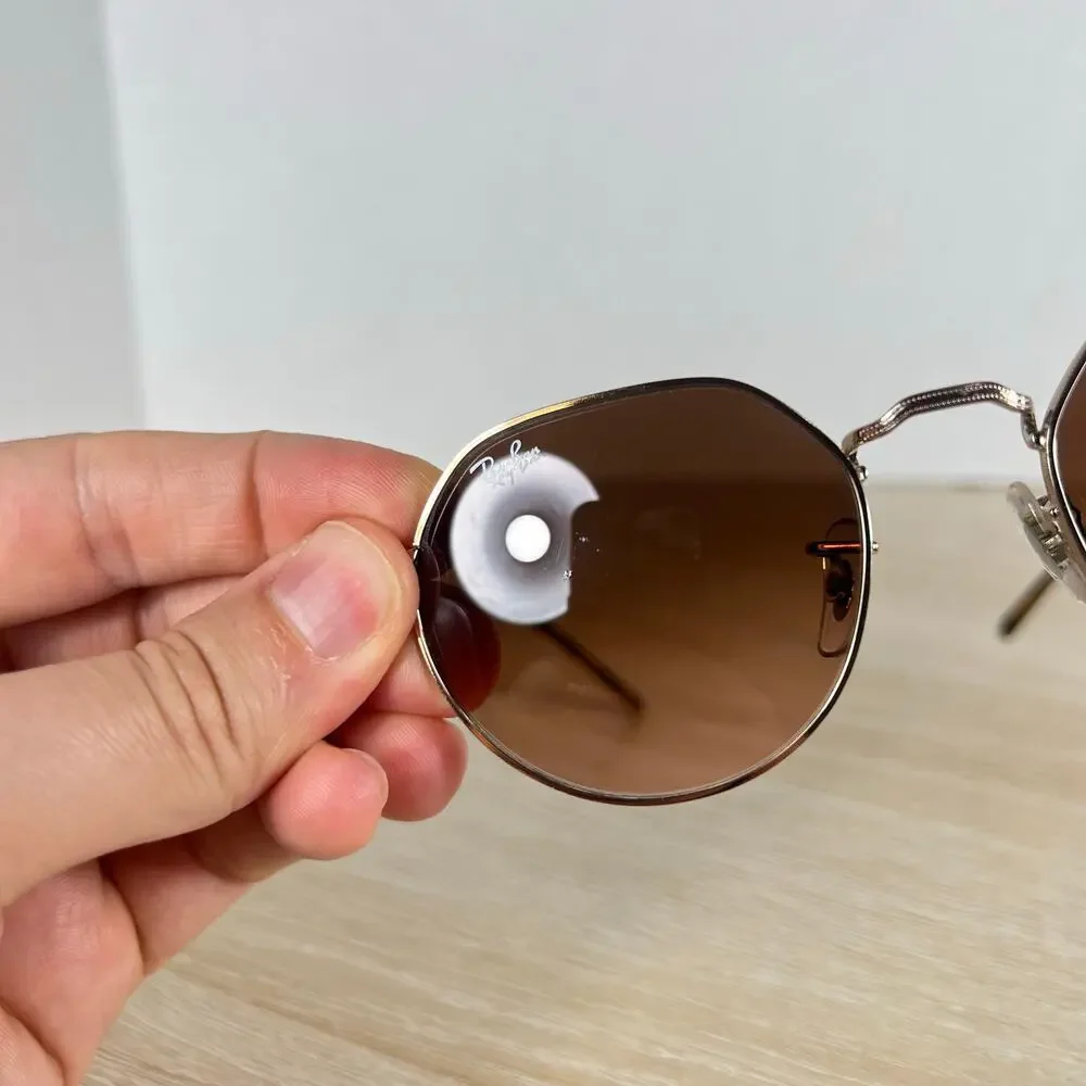 Ray-Ban RB3565 Jack 9035/A5 Sunglasses READ DESC Gold 51-20-145 Italy